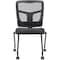 Lorell Chair, Fabric Seat, Mesh Back, Metal Frame, PK2 84385 - alternate 3
